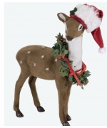 NEW!! - Byers Choice Reindeer w/Wreath